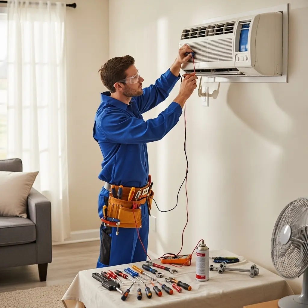 Kırkağaç Termodinamik Termodinamik klima gaz dolumu ve bakım – Enerji verimliliği artırıldı. - Teknik servis örneği